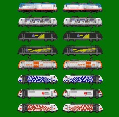 Werbeloks der Baureihe 185 (TRAXX), Pack2